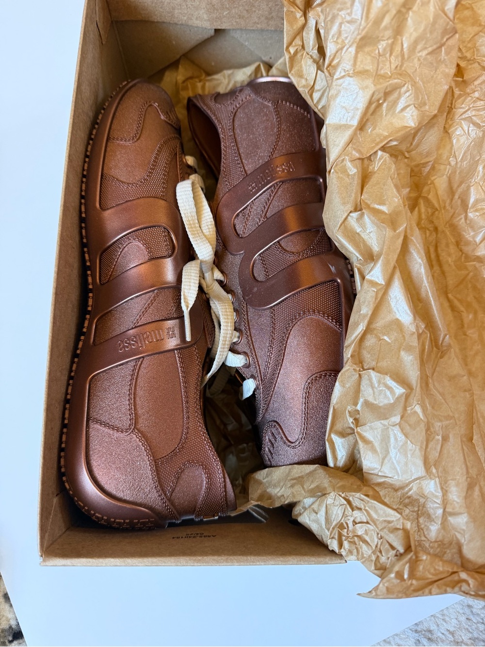 Like NEW! Melissa Motion AD Sneakers - Copper (Box) - Picture 2 of 9